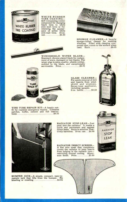 1939 Chevrolet Accessories Booklet Page 2